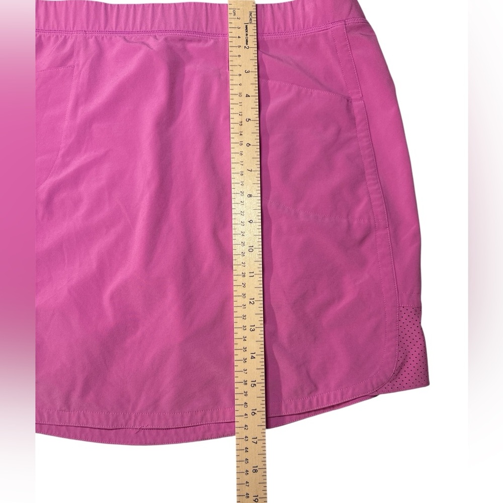 RLX Ralph Lauren Pink Golf Skort Women’s L  Athletic Tennis Skirt Built-In Short - Picture 7 of 11